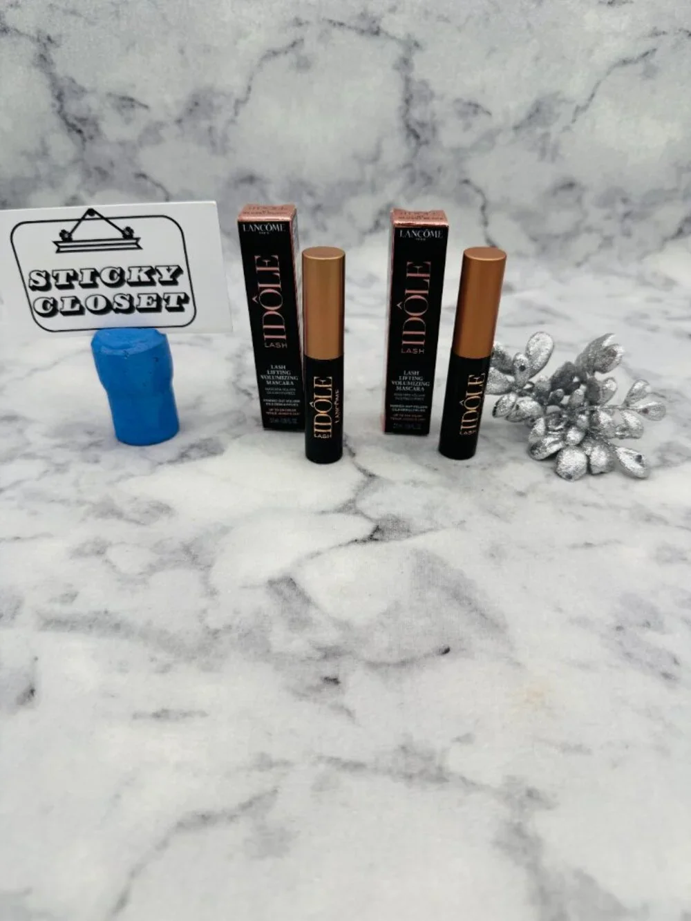 Lancome Beauty Gift Set-IDOLE LASH Volume Mascara Black,Travel-2pc-BOXED-NEW